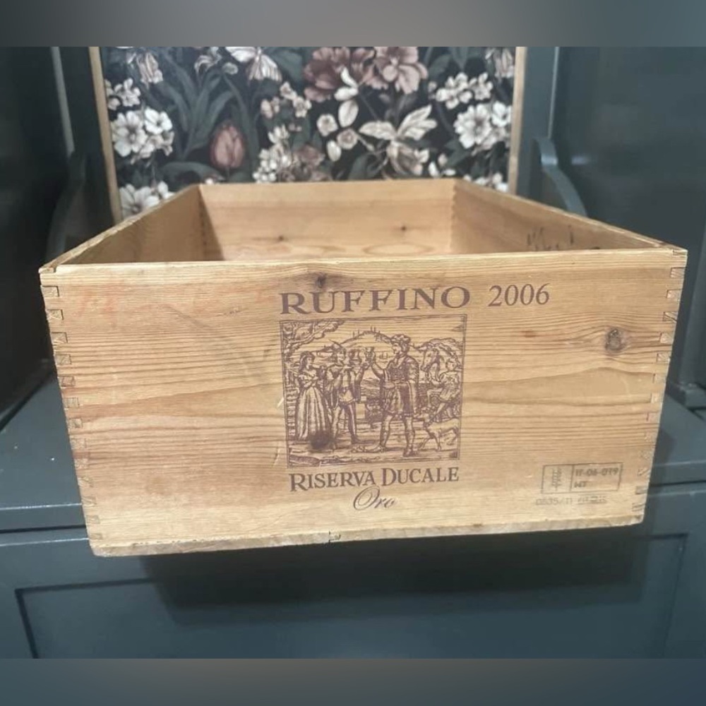Vintage Riserva Ducal Oro Chanti Classico Reserve 2006 Solid Wood Wine Crate